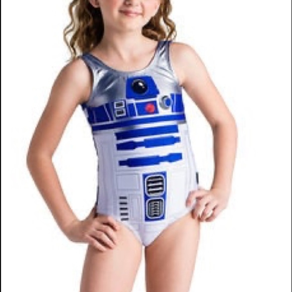 Girls R2-D2 swimsuit size 7/8